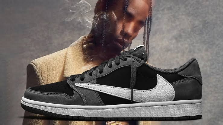 Nike Air Jordan Travis scoot grey