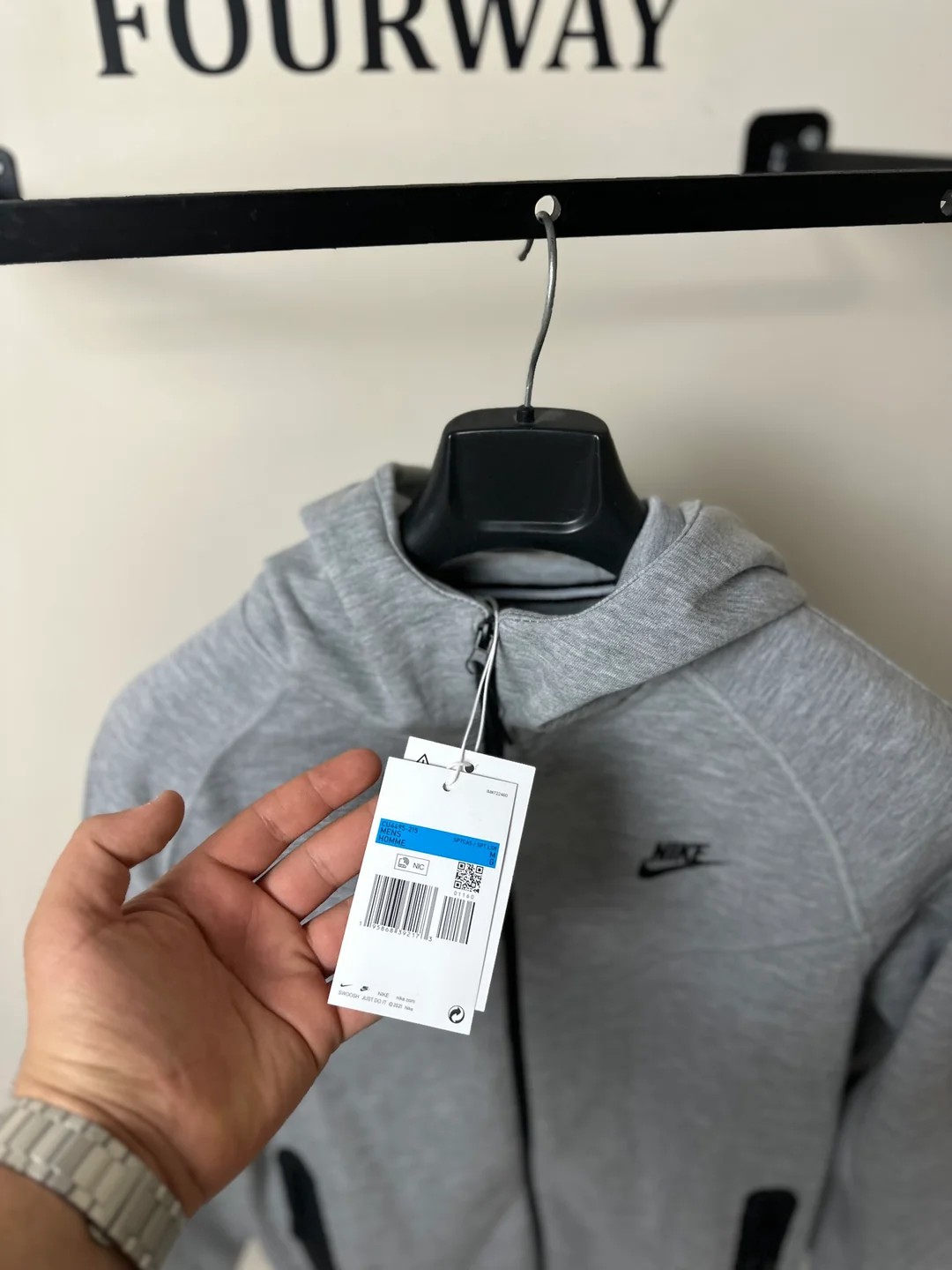 Nike gri Tech Fleece üst 2024