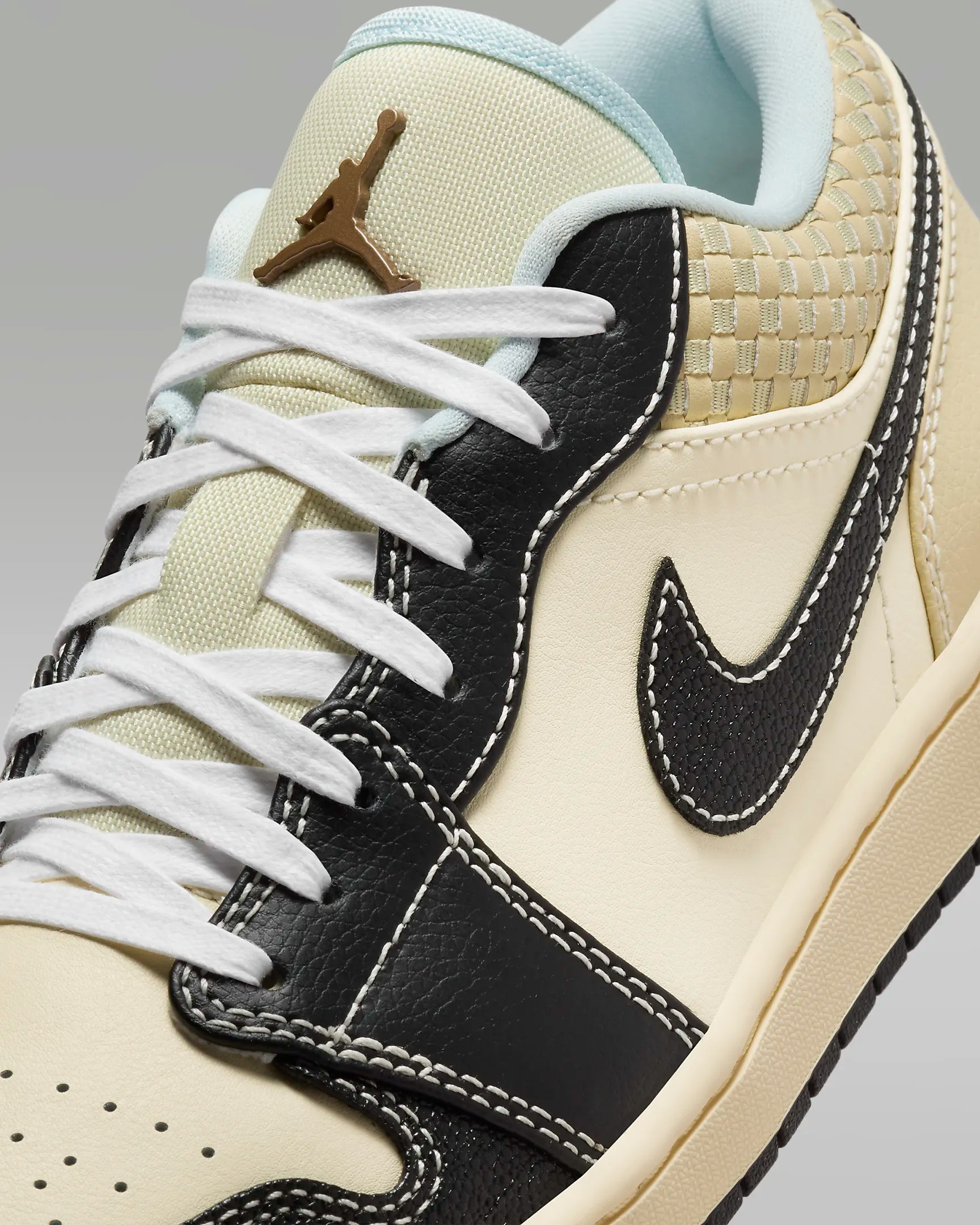 Nike jordan 1 low se coconut milk black muslin