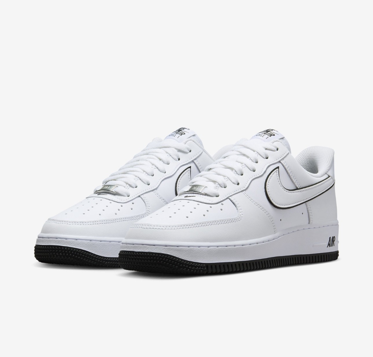 Nike Airforce white black outline