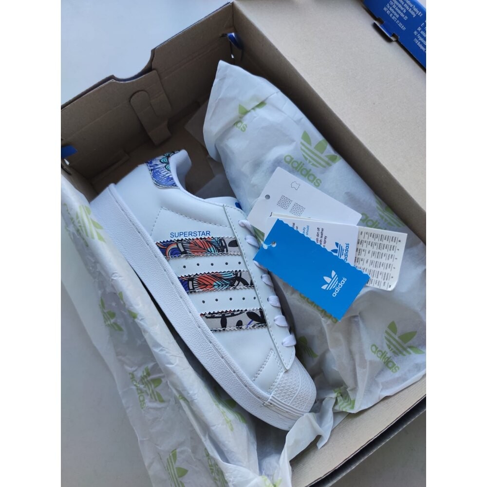 Adidas Superstar Günlük Spor Ayakkabı  EG4957 Custom Summer - Superstar Co (gs) Spor Ayakkabı EG49574 EEG4957