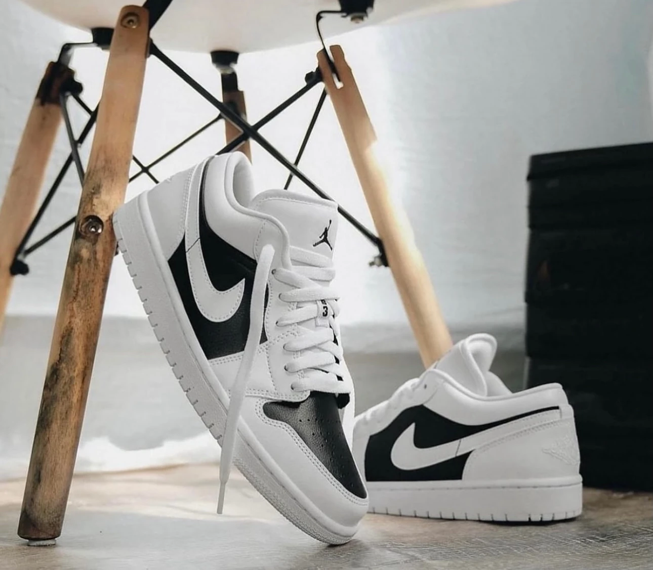 Nike X Air Jordan Black White 