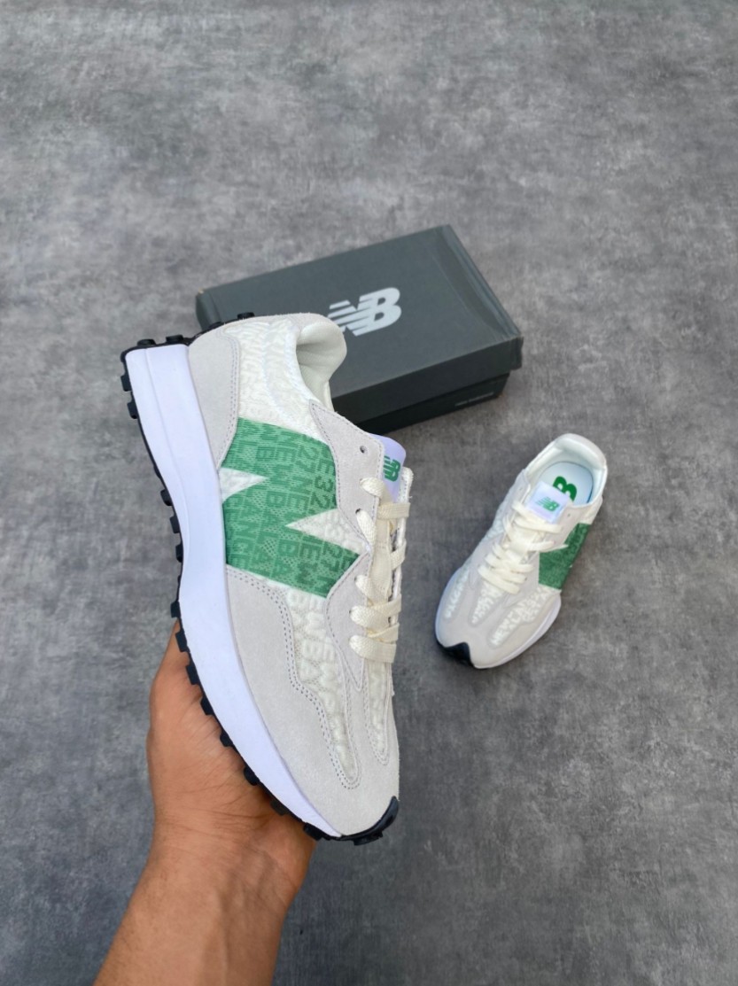 new balance 302 white green