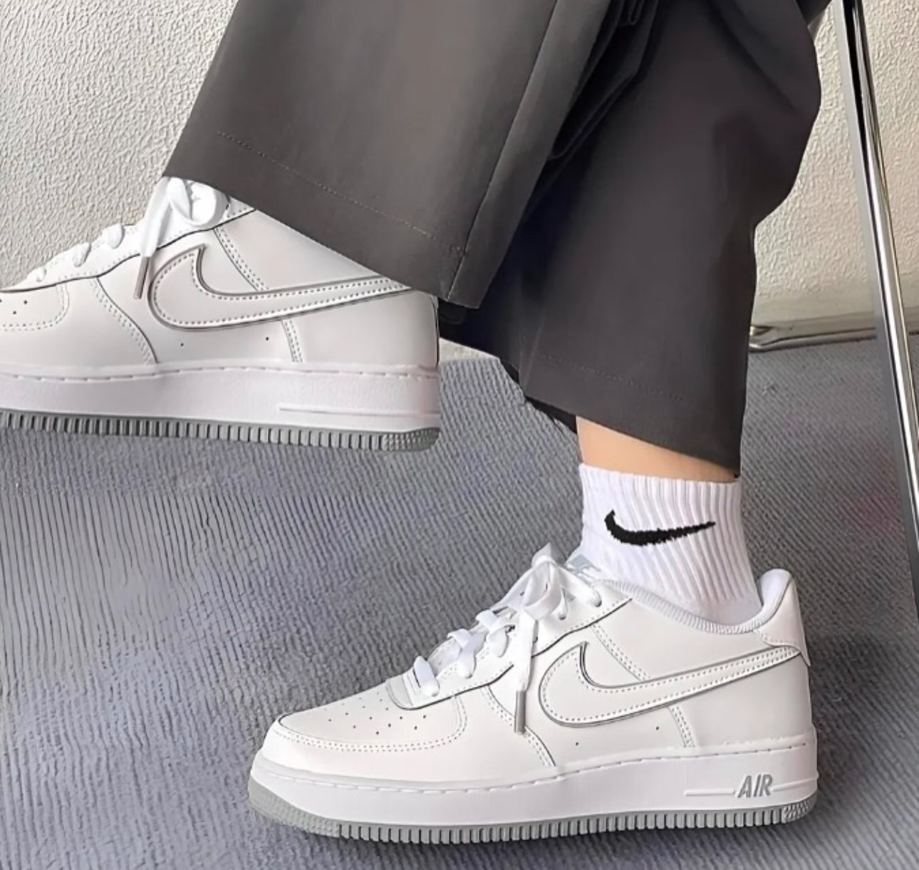 Nike airforce grey white