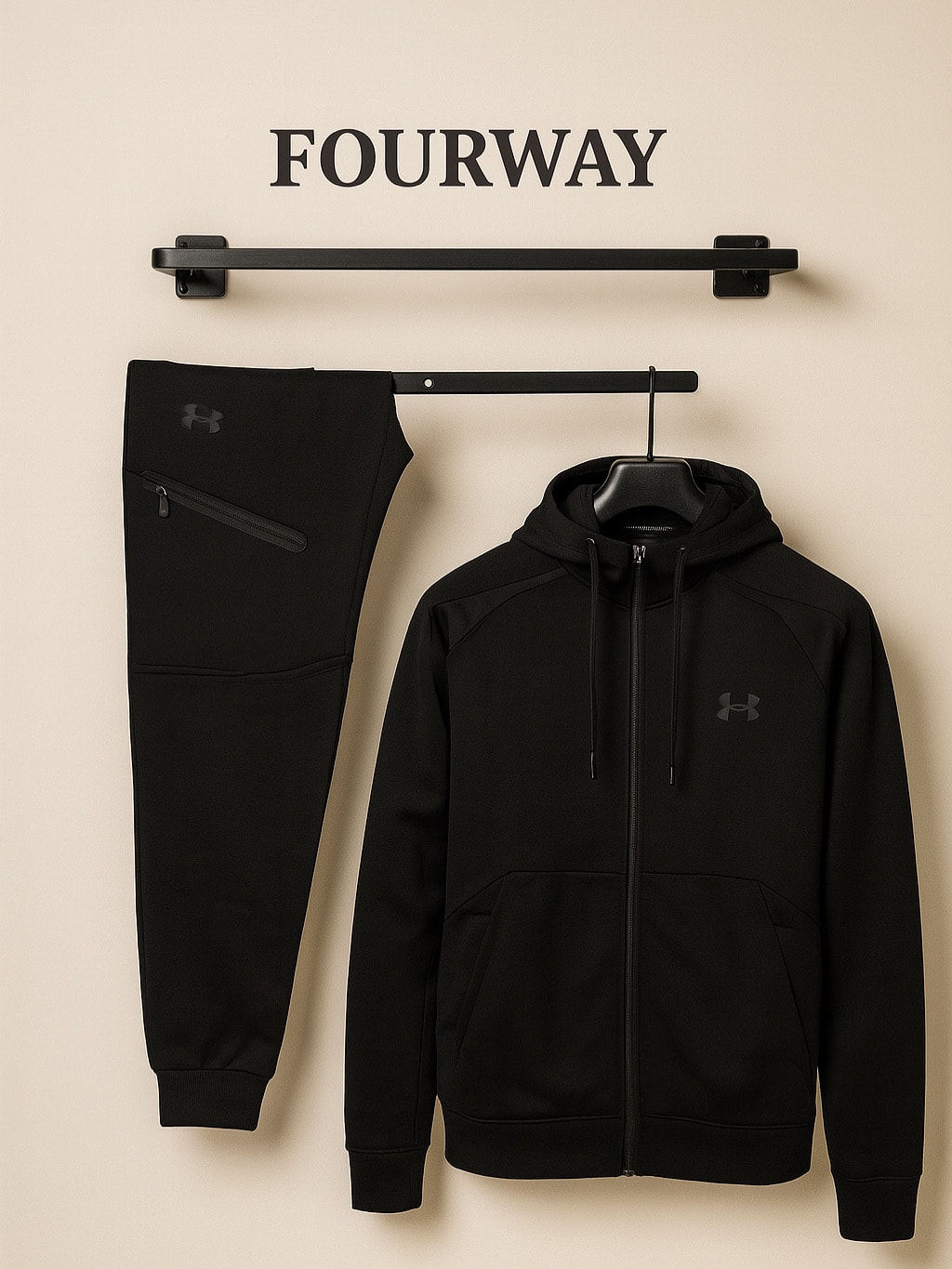 Under Armour ithal takım siyah