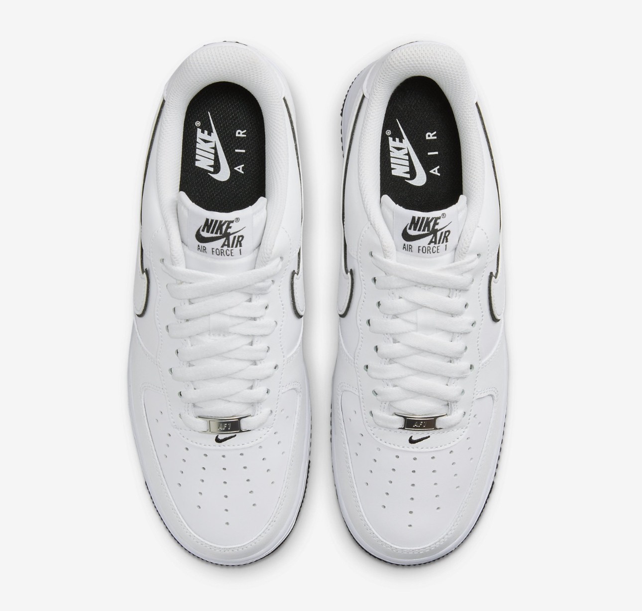 Nike Airforce white black outline