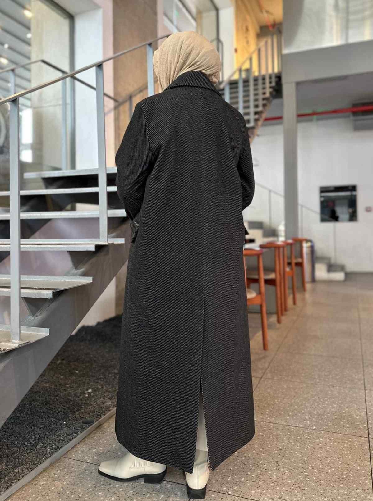 VATKALI DİYAGONAL KABAN SİYAH