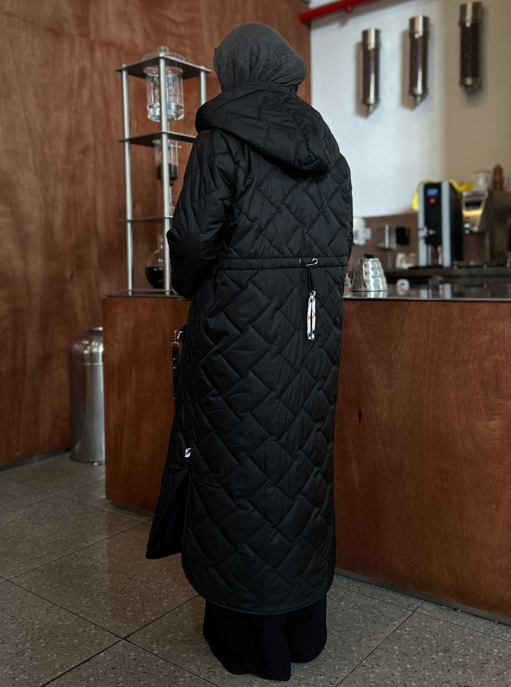 EKOSE DESENLİ MONT SİYAH