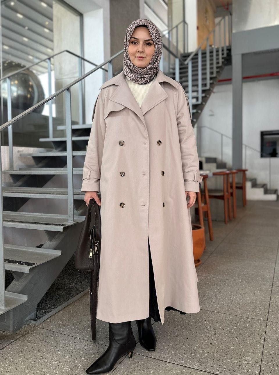TOKALI TRENÇKOT KREM