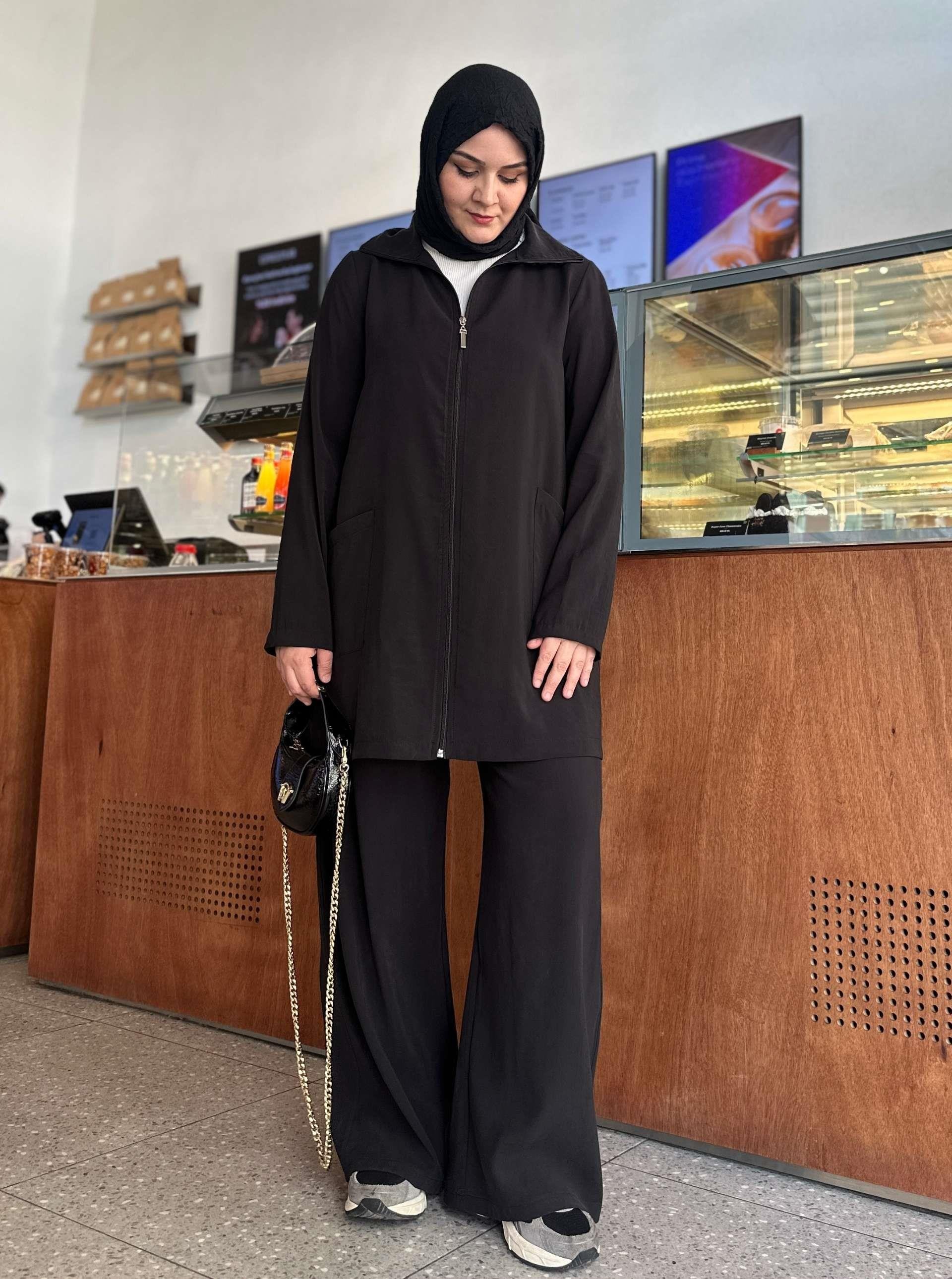 TENSEL KISA HIRKA SİYAH