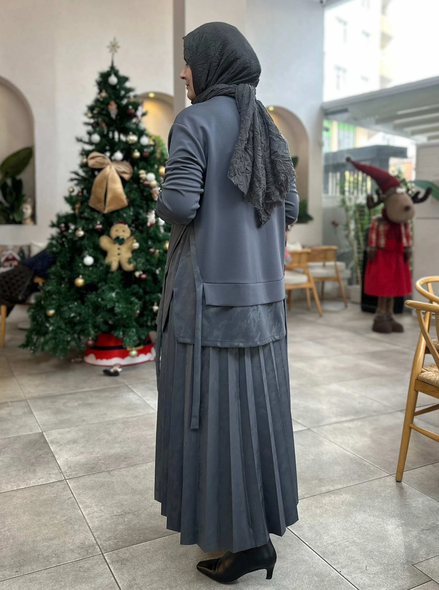 OYSHO ETEKLİ TAKIM GRİ