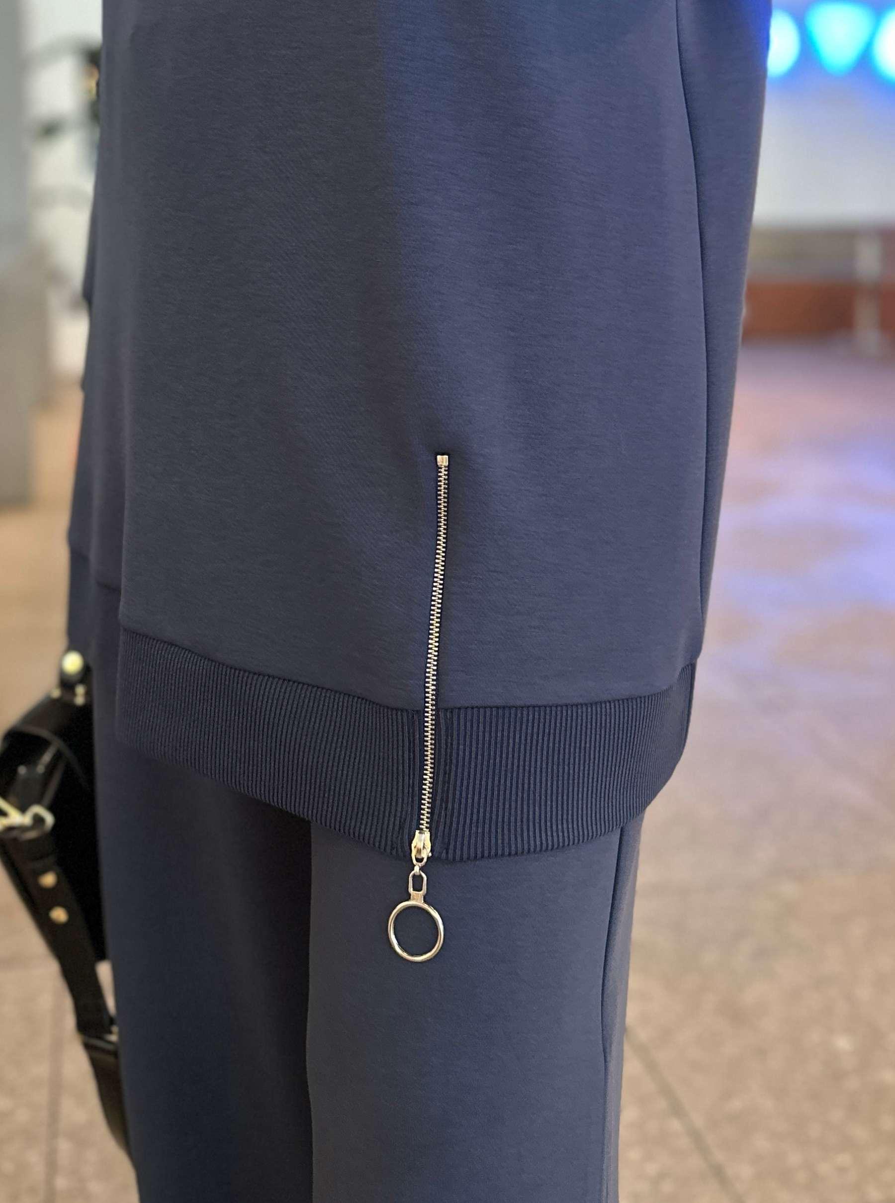 OYSHO RİBANASI FERMUAR TAKIM LACİVERT