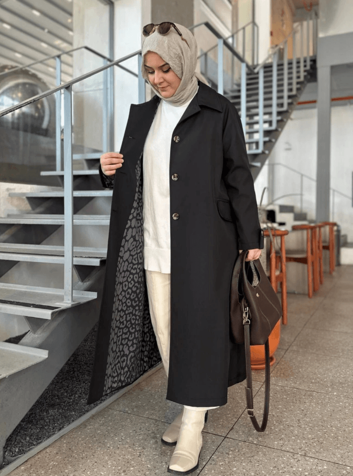 YENİ SEZON BONDİT TRENÇ SİYAH 