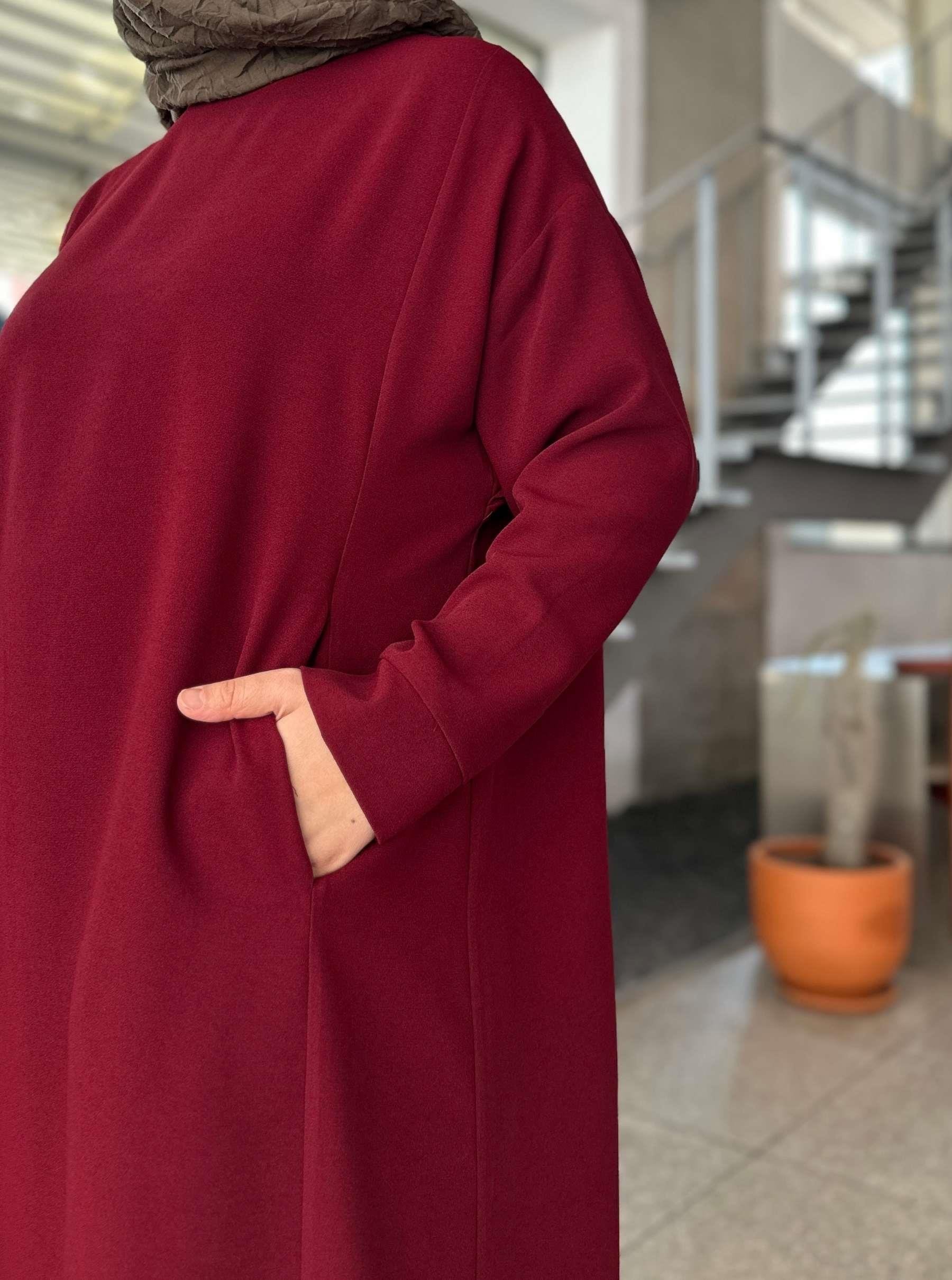ZARA KREP TUNİK BORDO