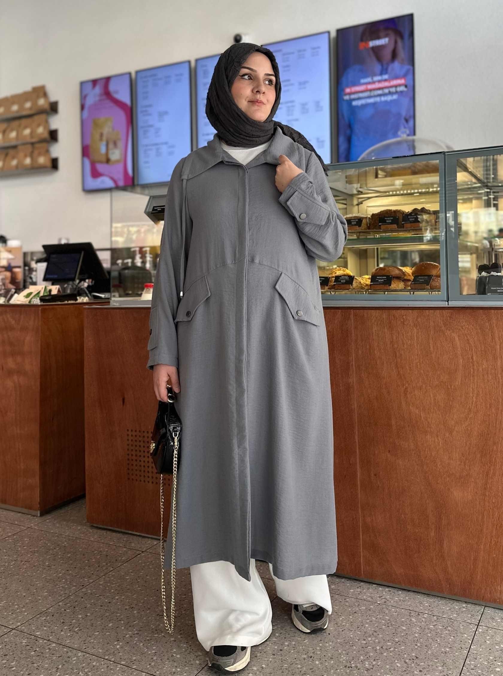 BAĞCIKLI KAP GRİ