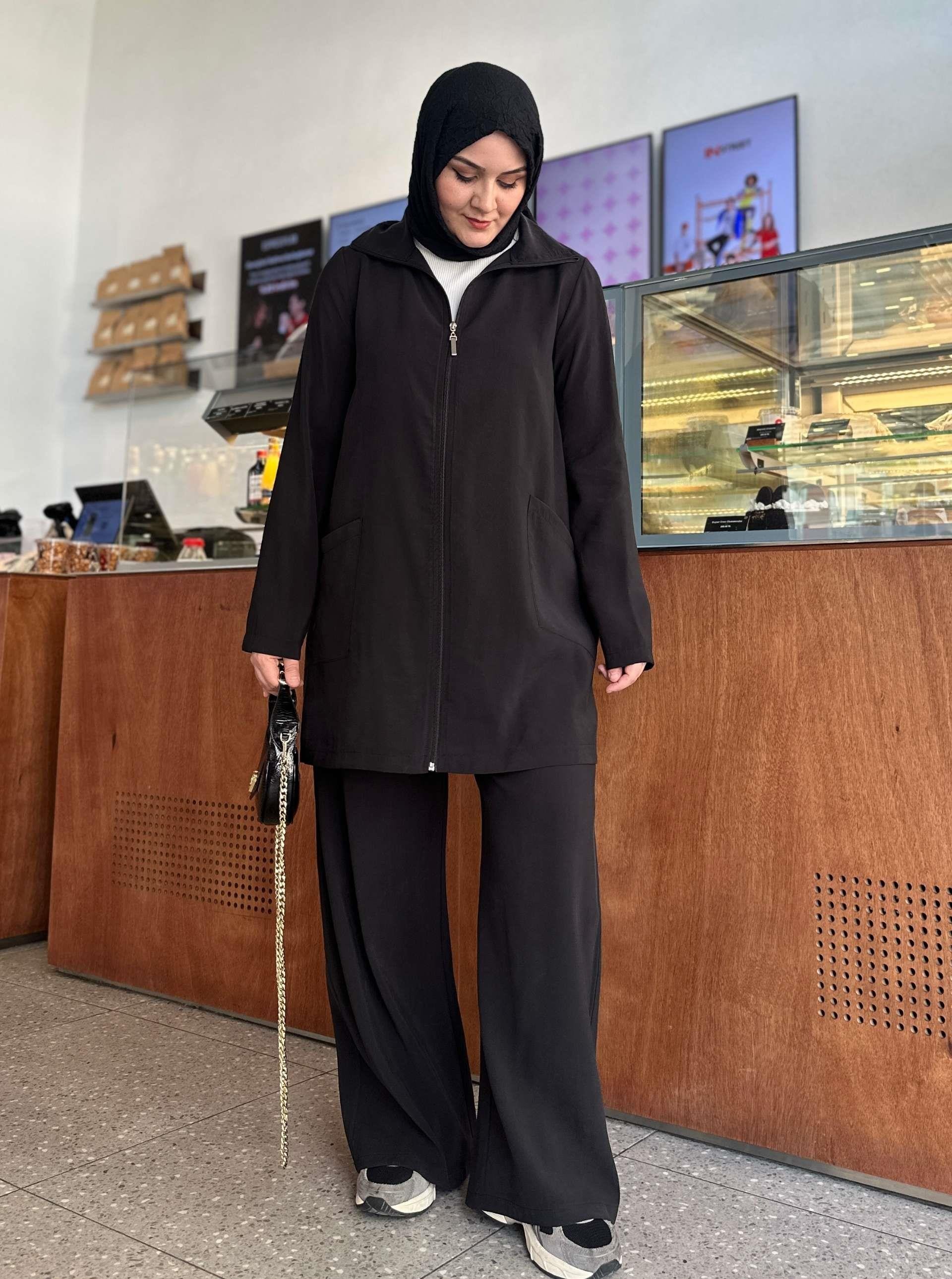 TENSEL KISA HIRKA SİYAH
