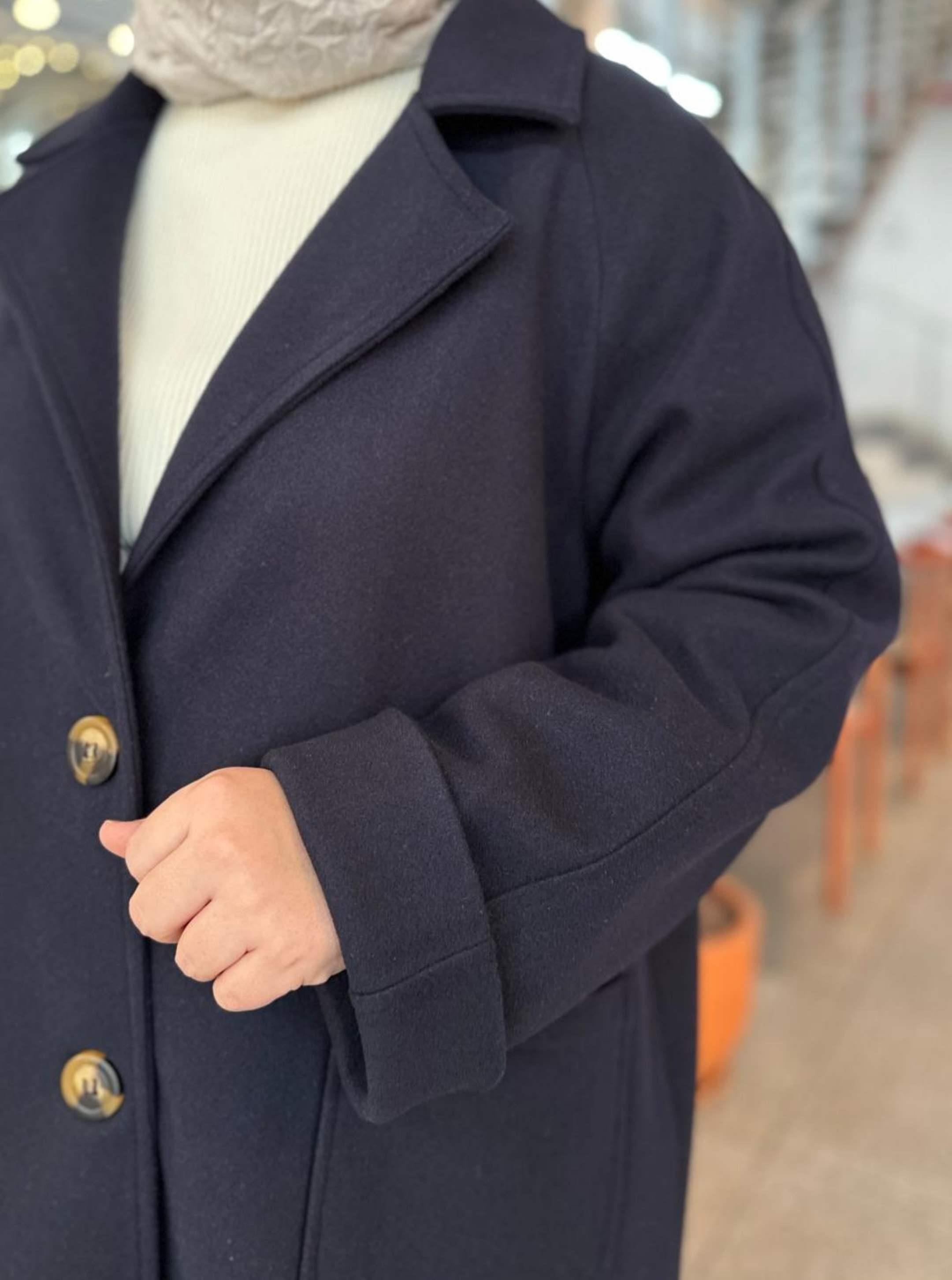 REGLAN KAŞE KABAN LACİVERT