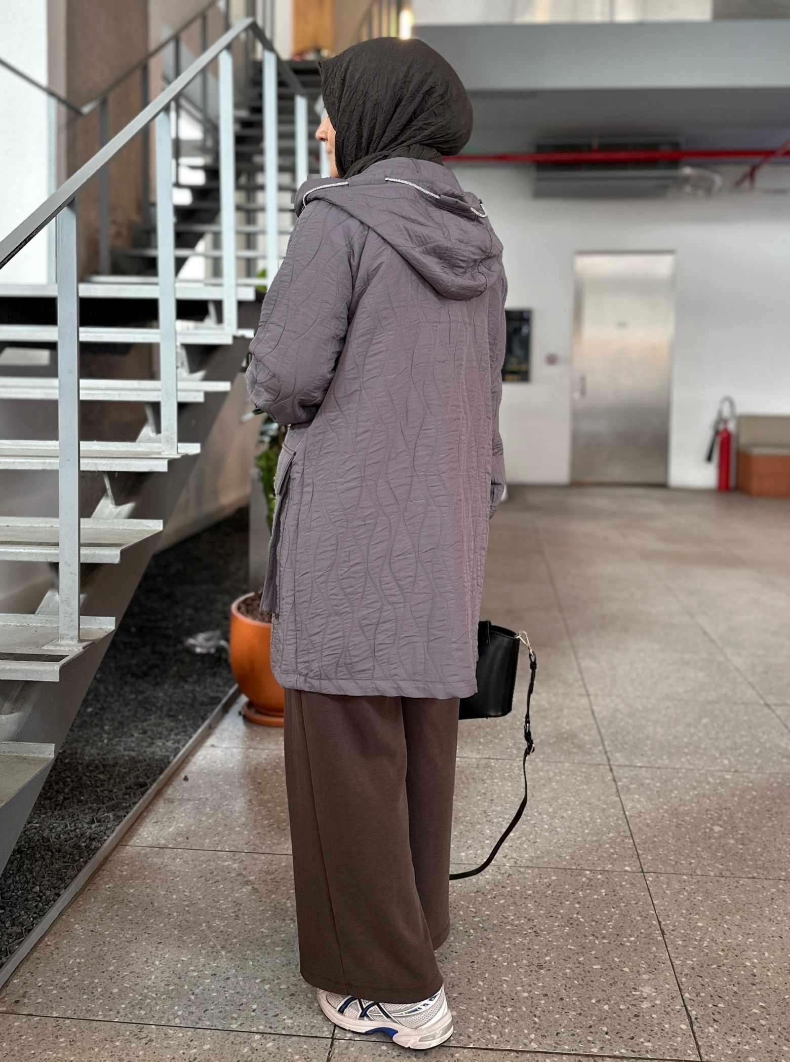 KISA KAPİTONE KAP GRİ