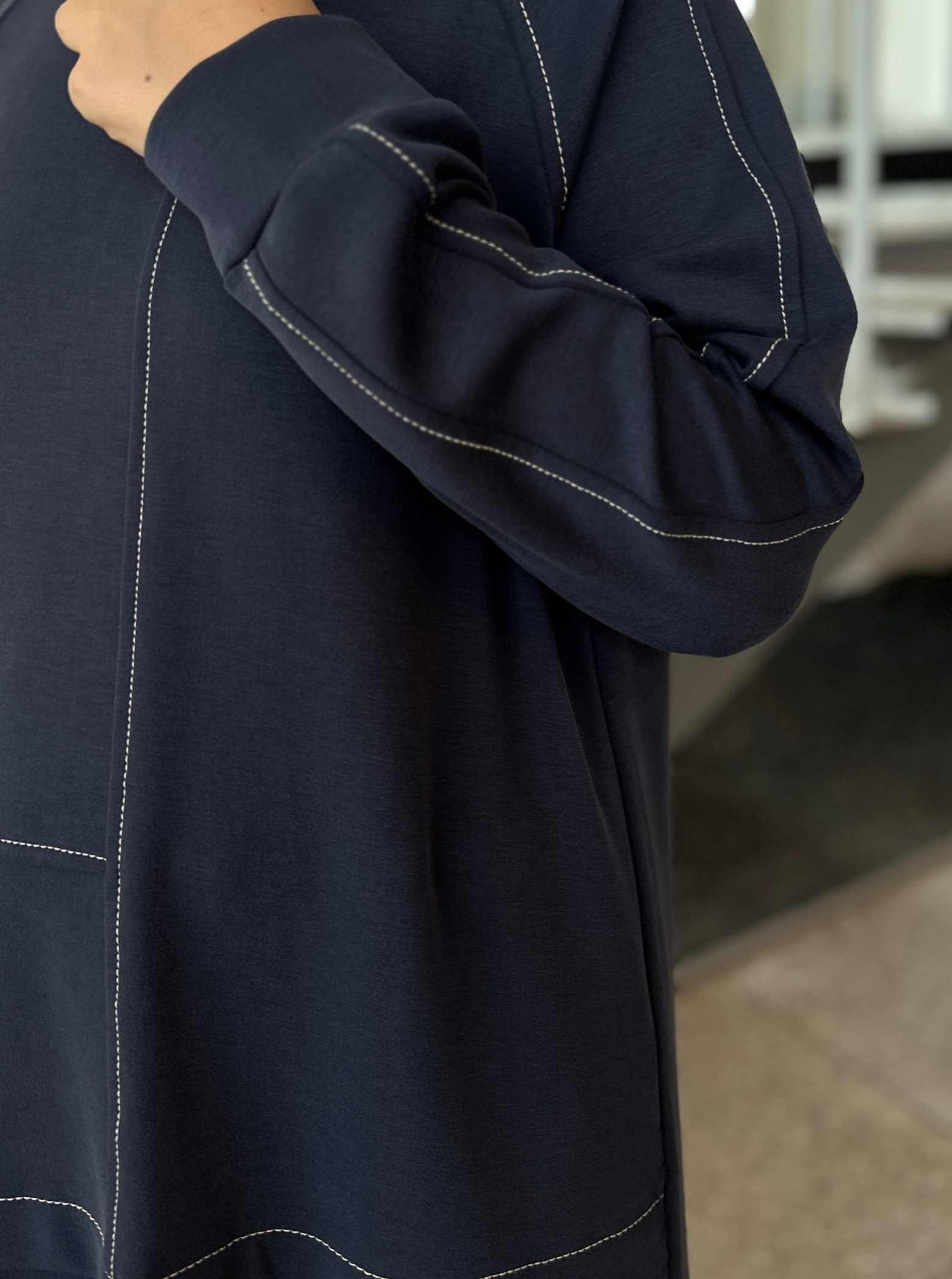 ŞERİT DETAY OYSHO TAKIM LACİVERT