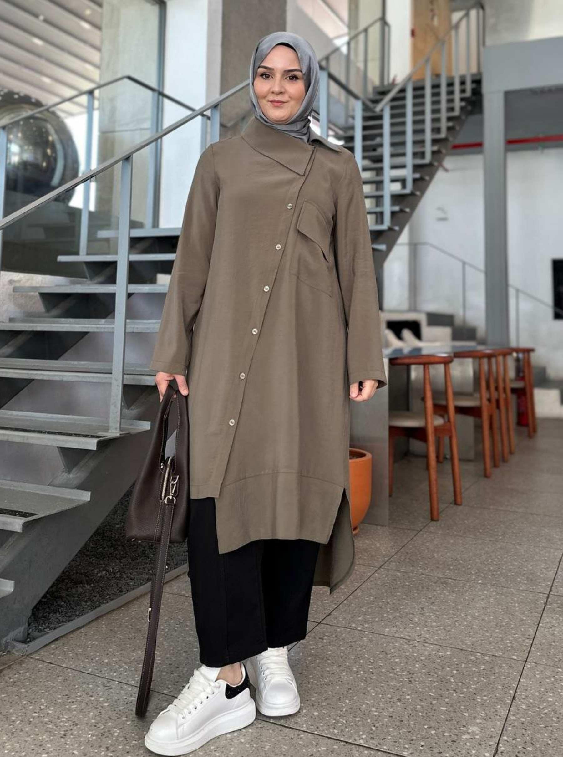 ASİMETRİK GÖMLEK HAKİ