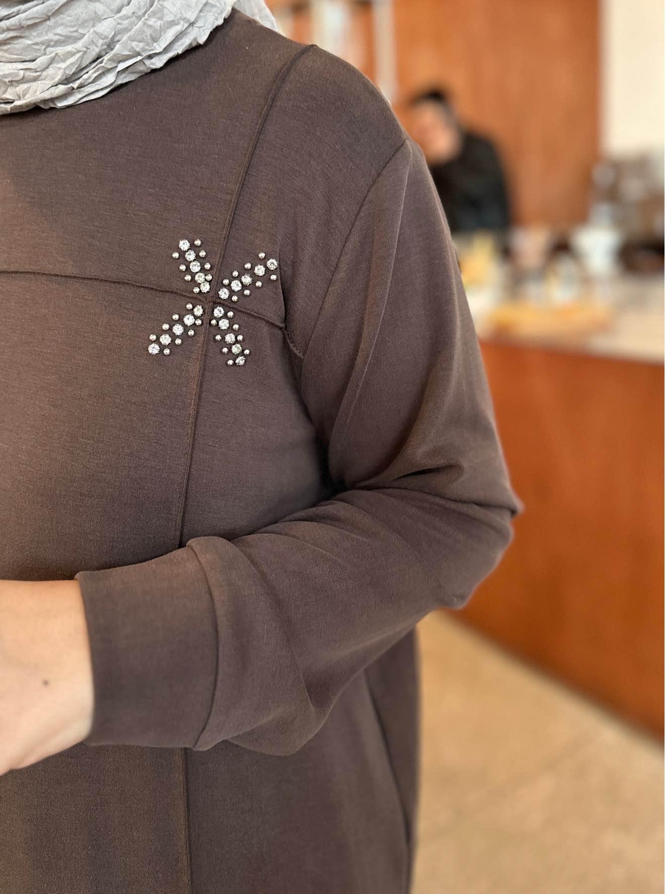 OYSHO TAŞLI TAKIM KAHVE