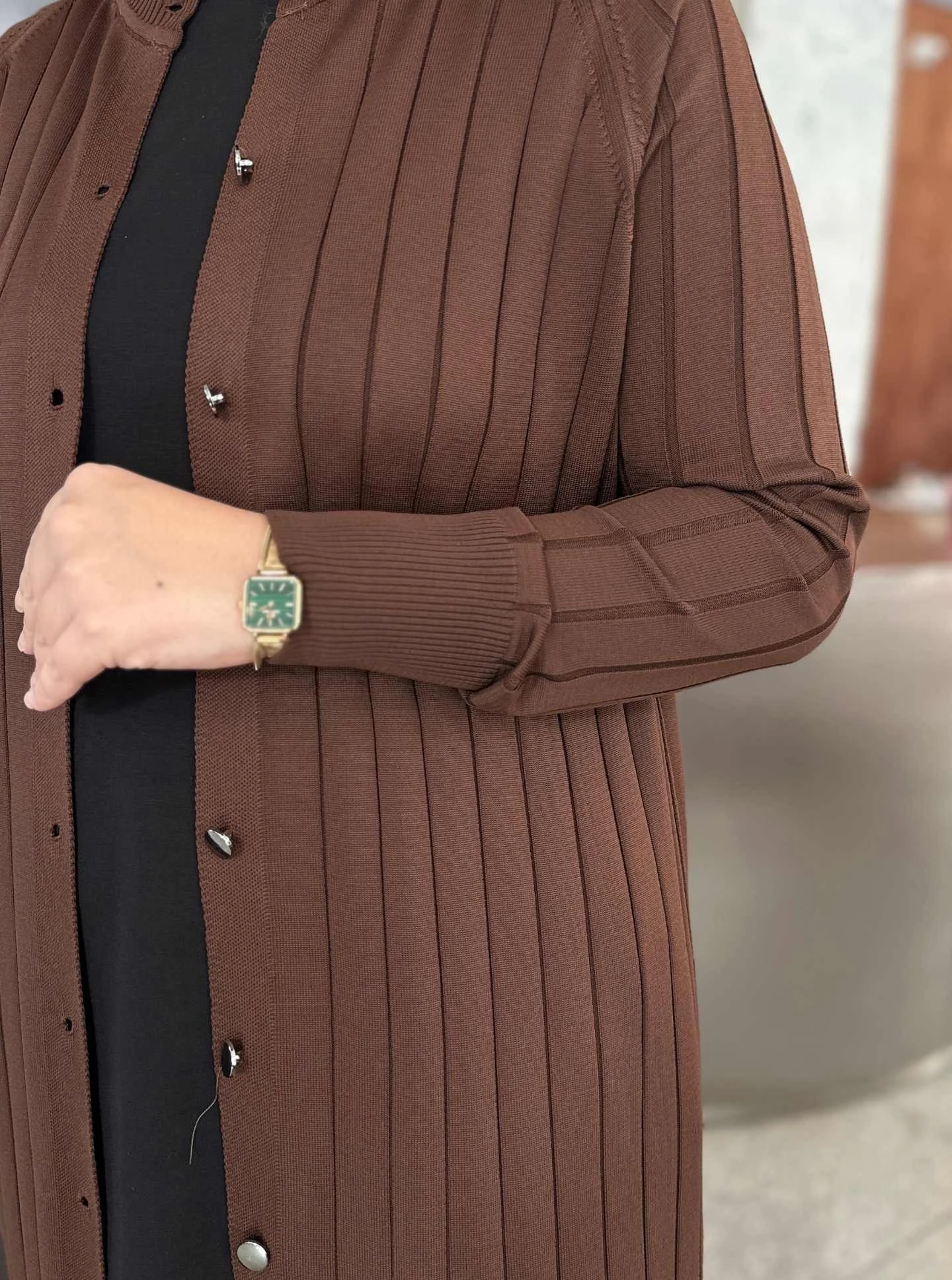 MERSERİZE HIRKA ACI KAHVE 