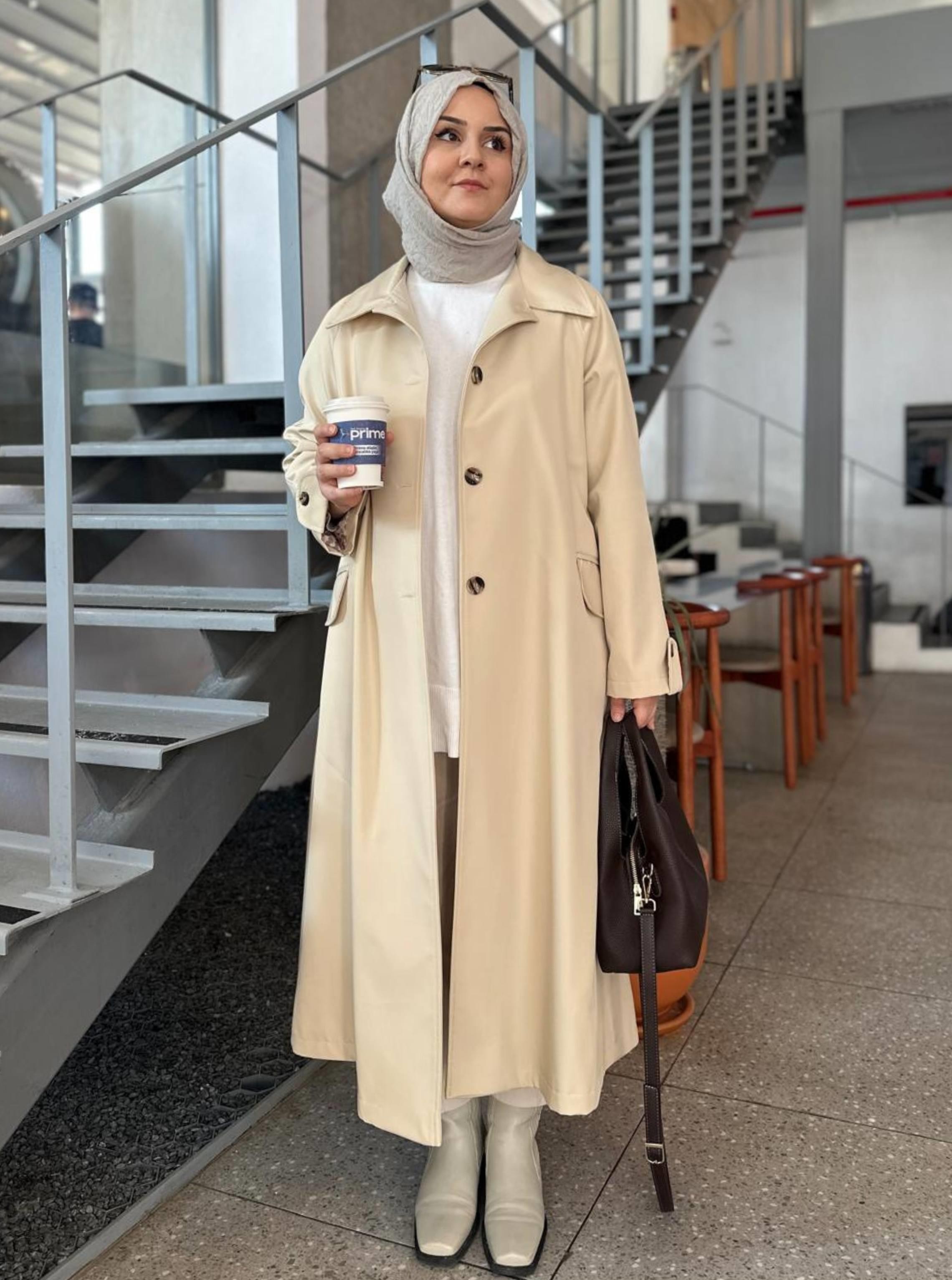 BONDİT TRENÇKOT BEJ