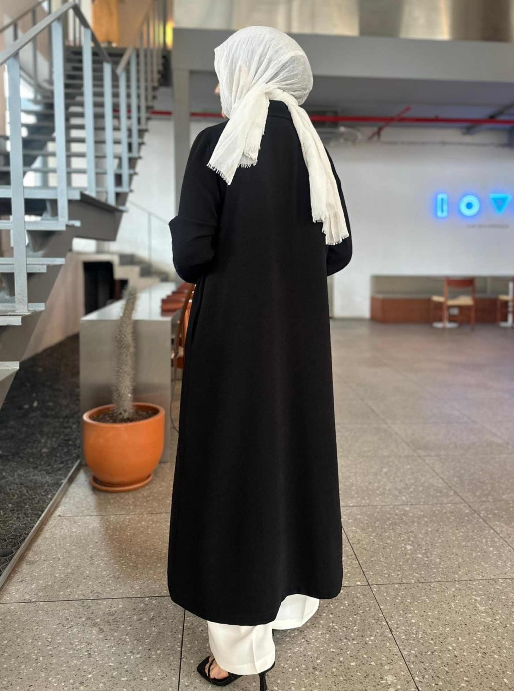 KREP TRENÇ SİYAH
