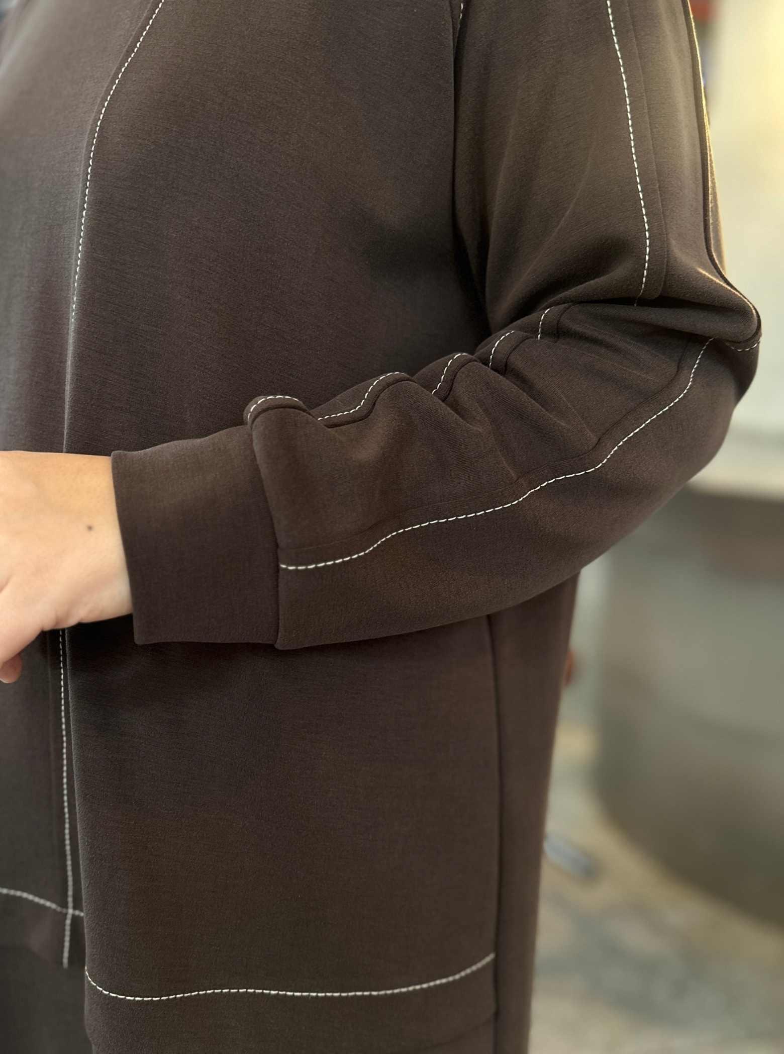 ŞERİT DETAY OYSHO TAKIM KAHVE 