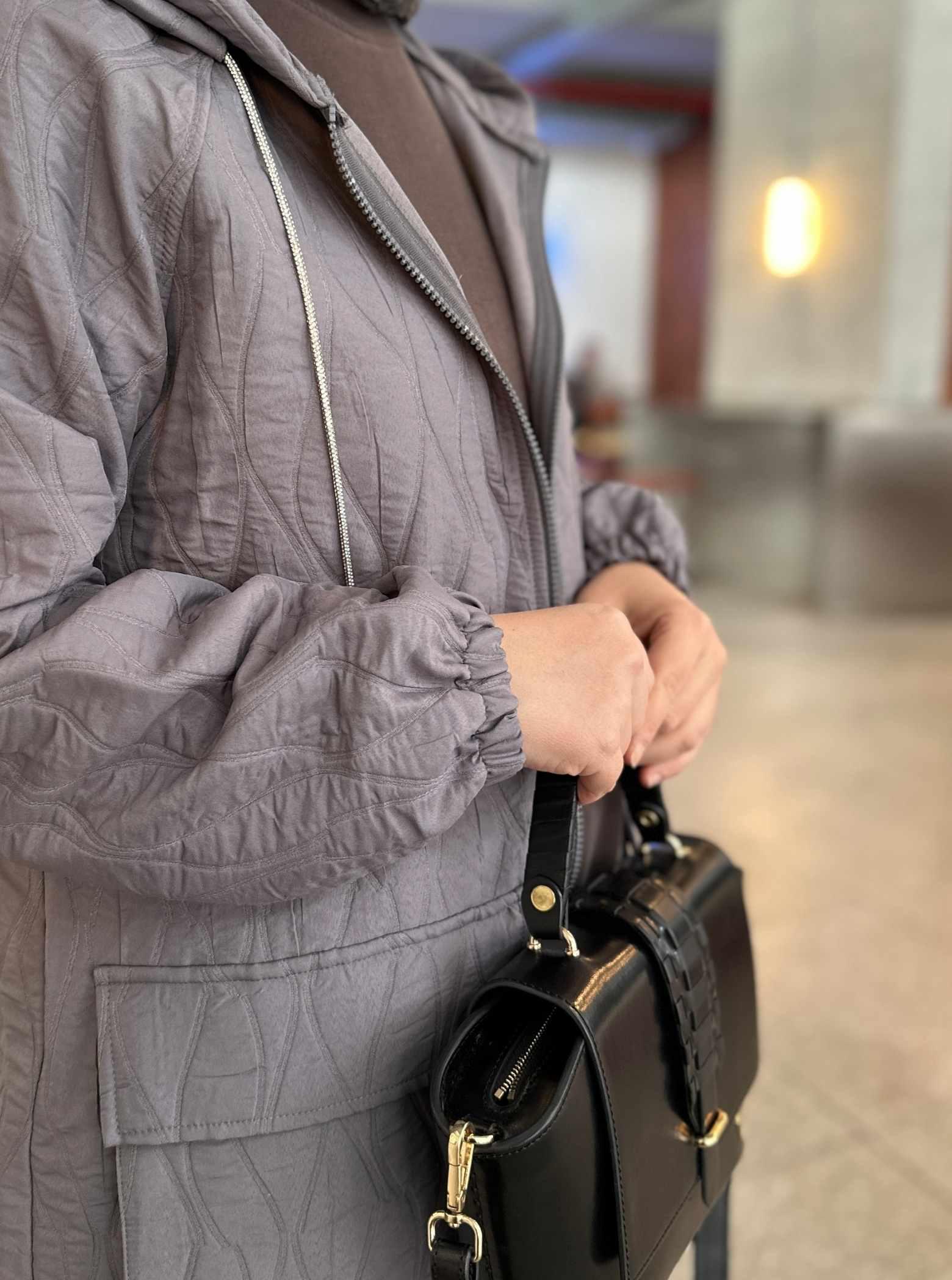 KISA KAPİTONE KAP GRİ