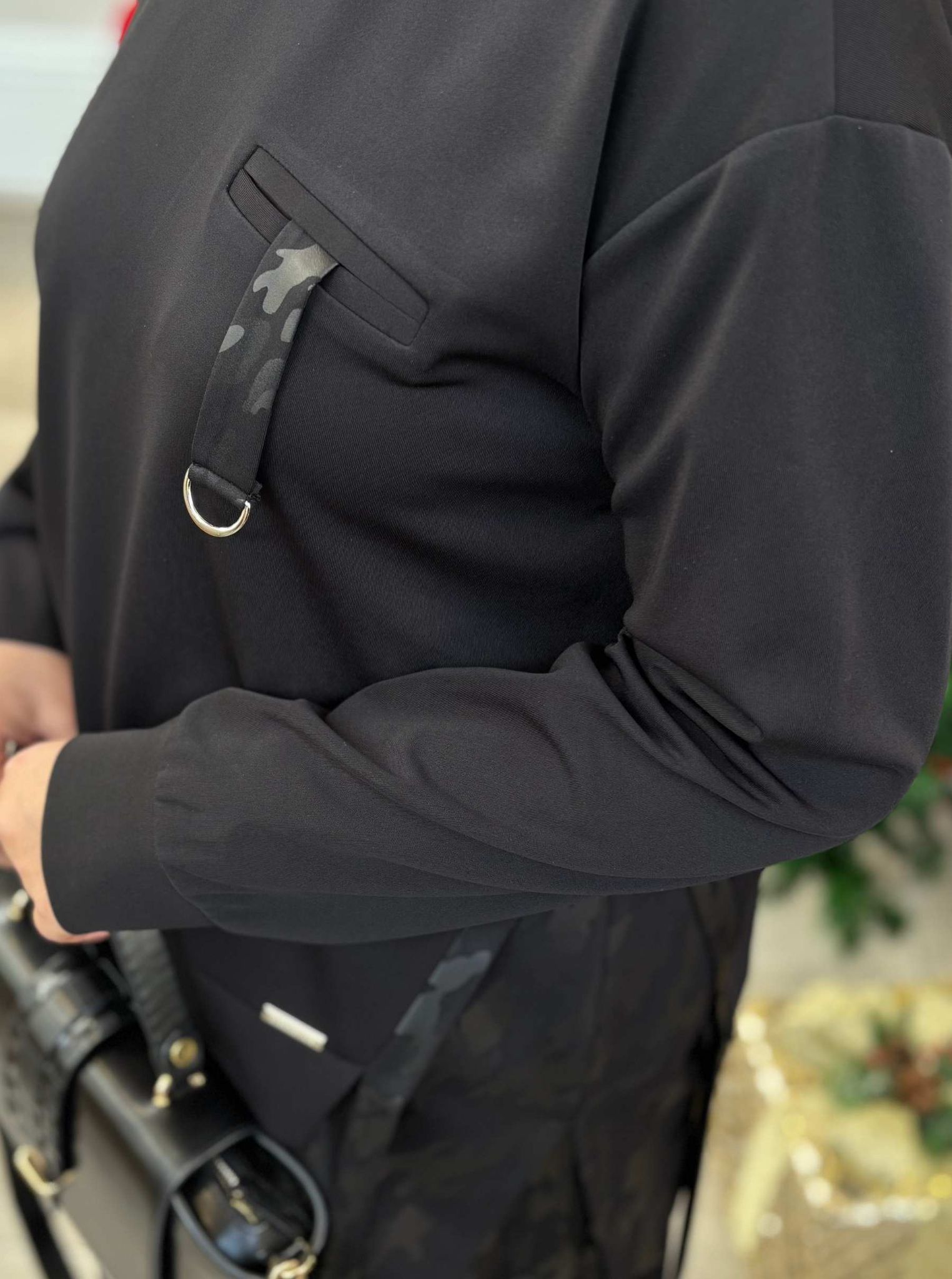 OYSHO ETEKLİ TAKIM SİYAH