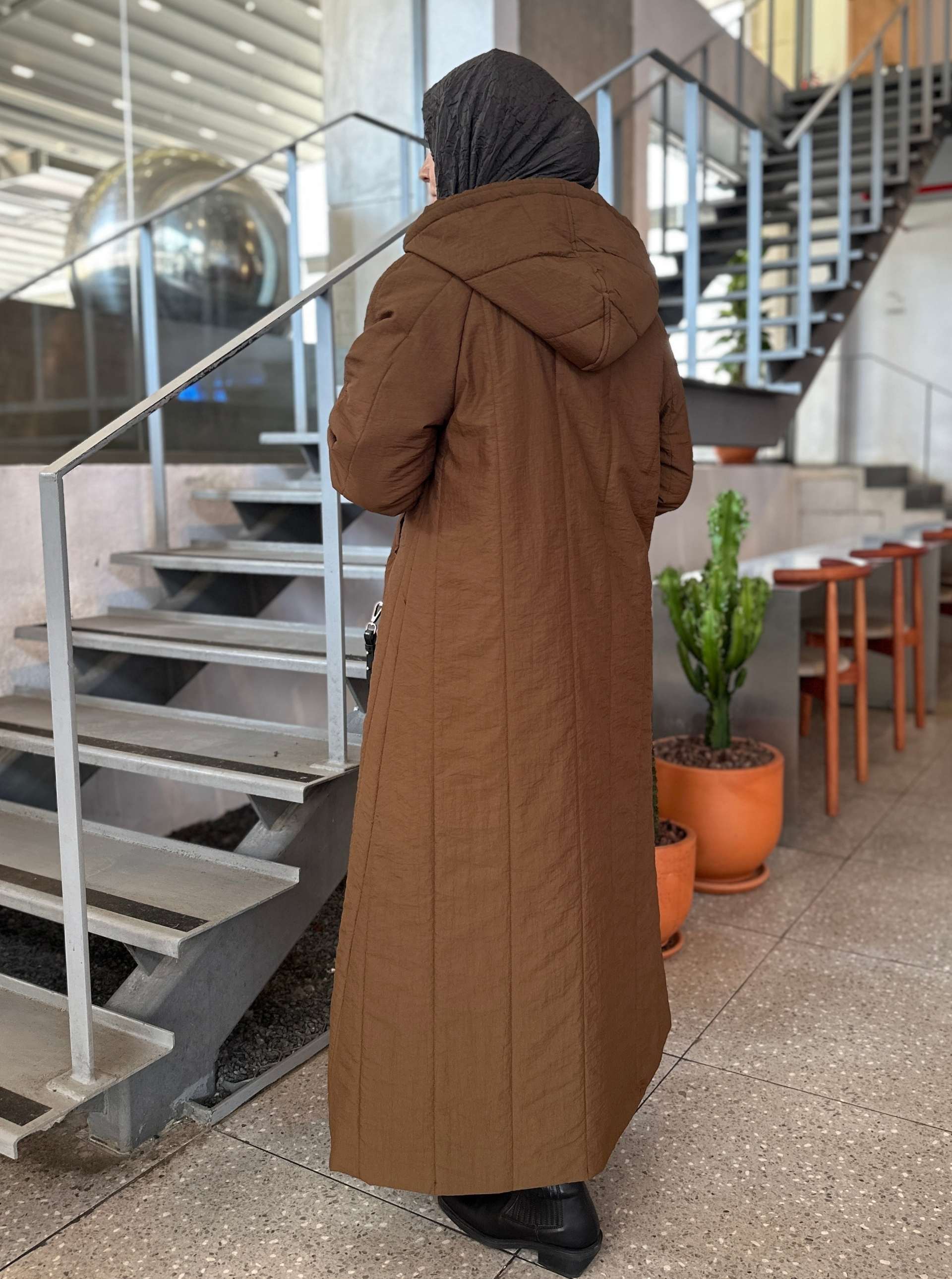 KAPŞONLU KAPİTONE MONT KAHVE