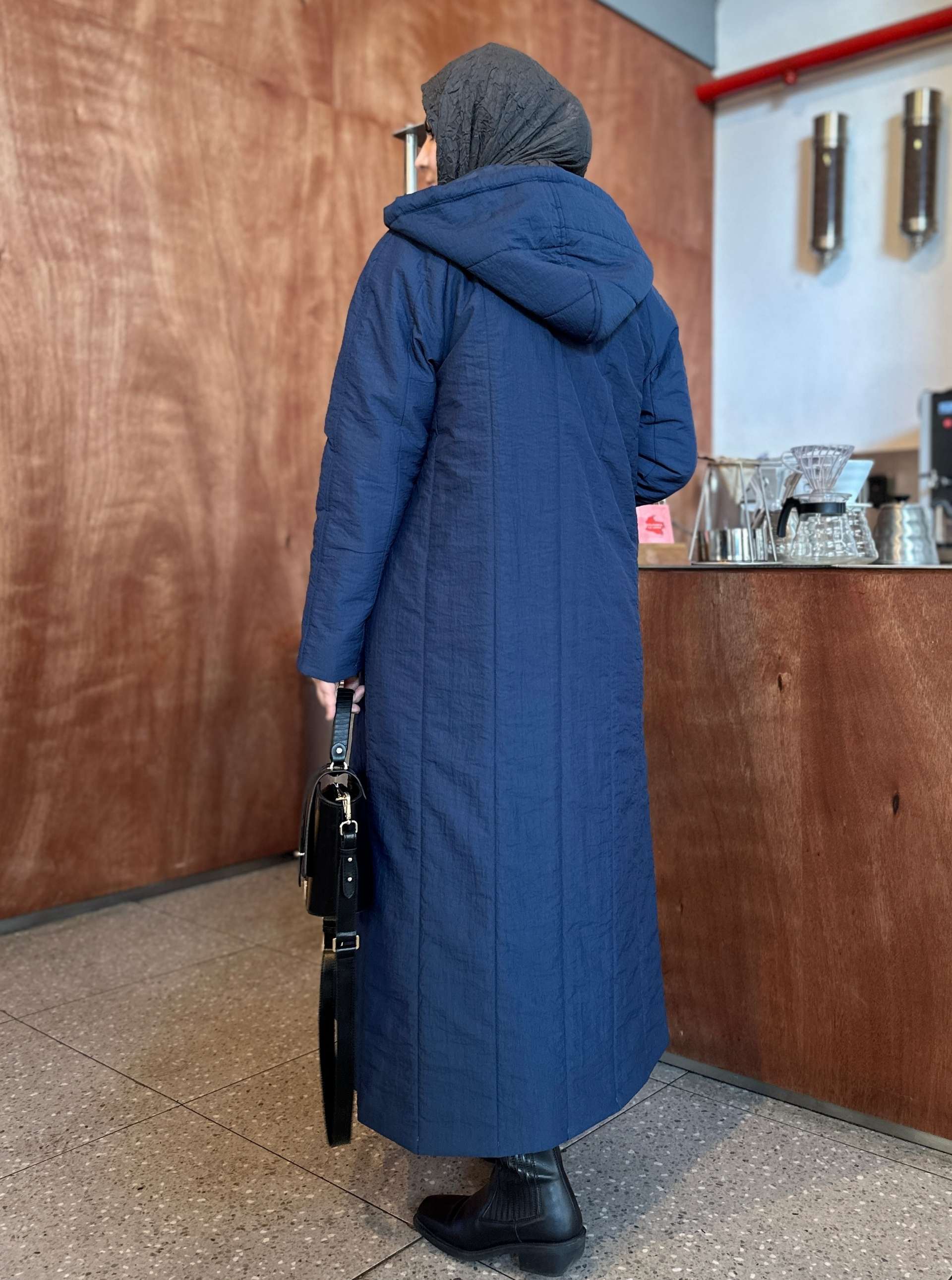 KAPŞONLU KAPİTONE MONT MAVİ