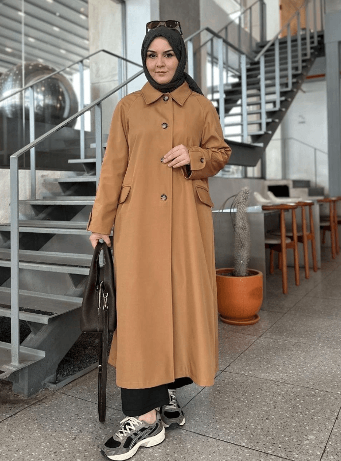 YENİ SEZON BONDİT TRENÇ KAHVE