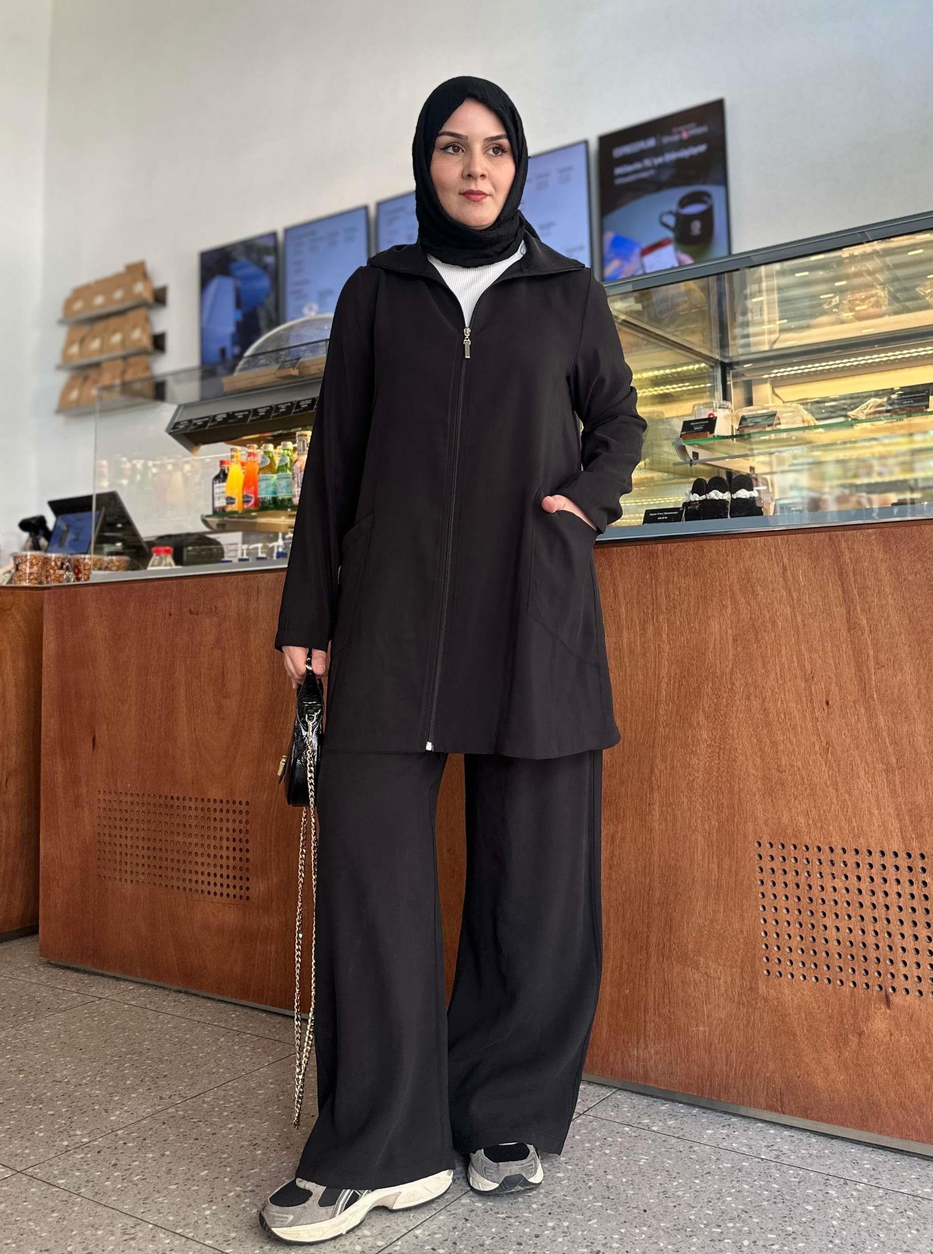 TENSEL KISA HIRKA SİYAH