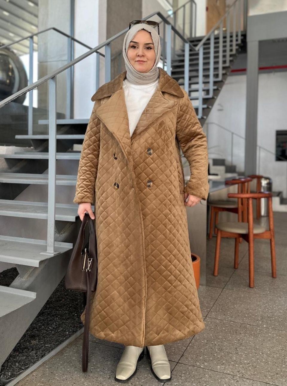 KADİFE KABAN KAHVE