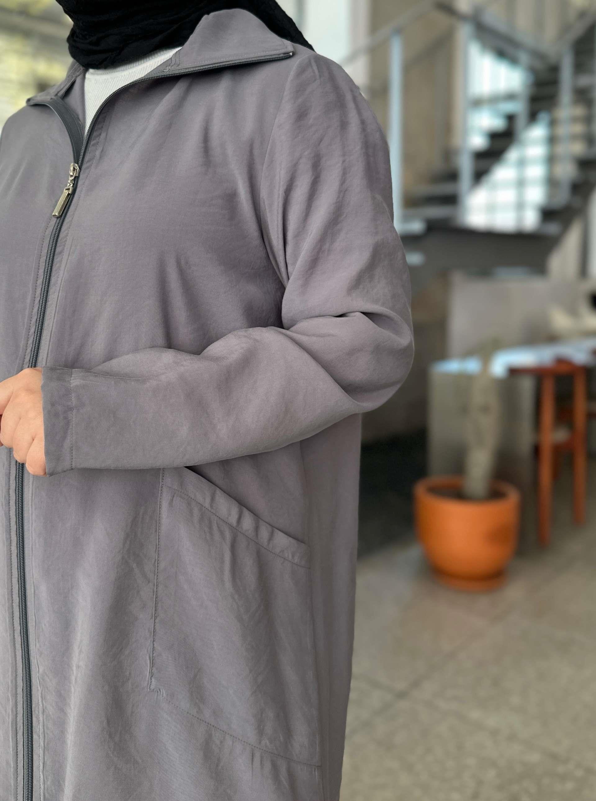 TENSEL KISA HIRKA GRİ