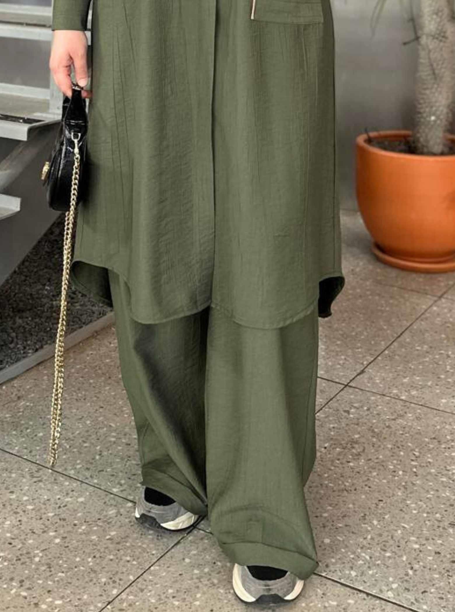 ÇİLEK PANTOLON YEŞİL