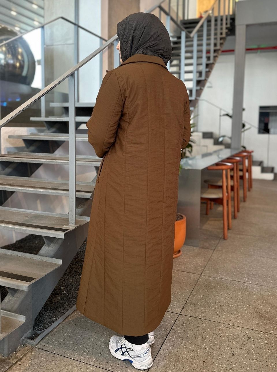 KOL DETAYLI MONT KAHVE