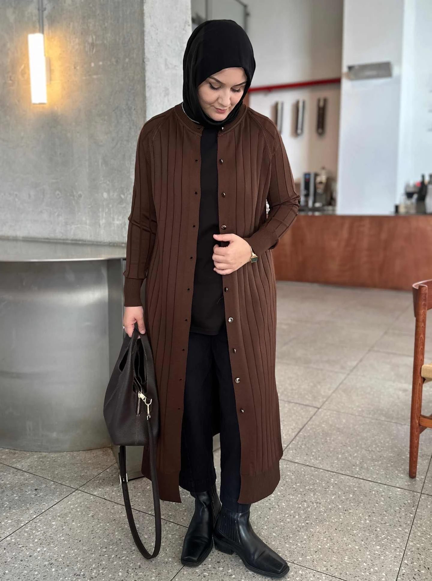 MERSERİZE HIRKA ACI KAHVE 