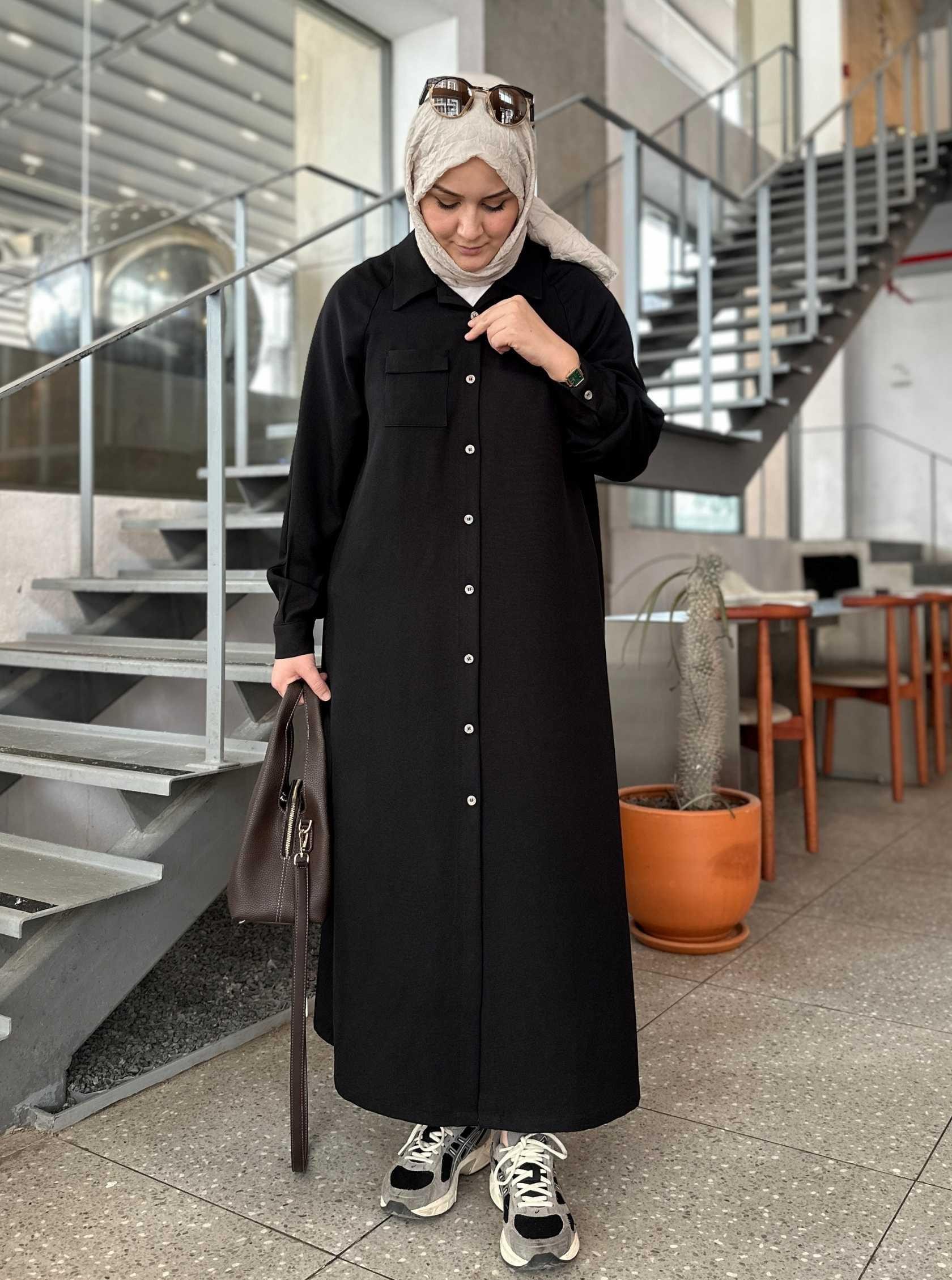 KETEN GÖMLEK SİYAH