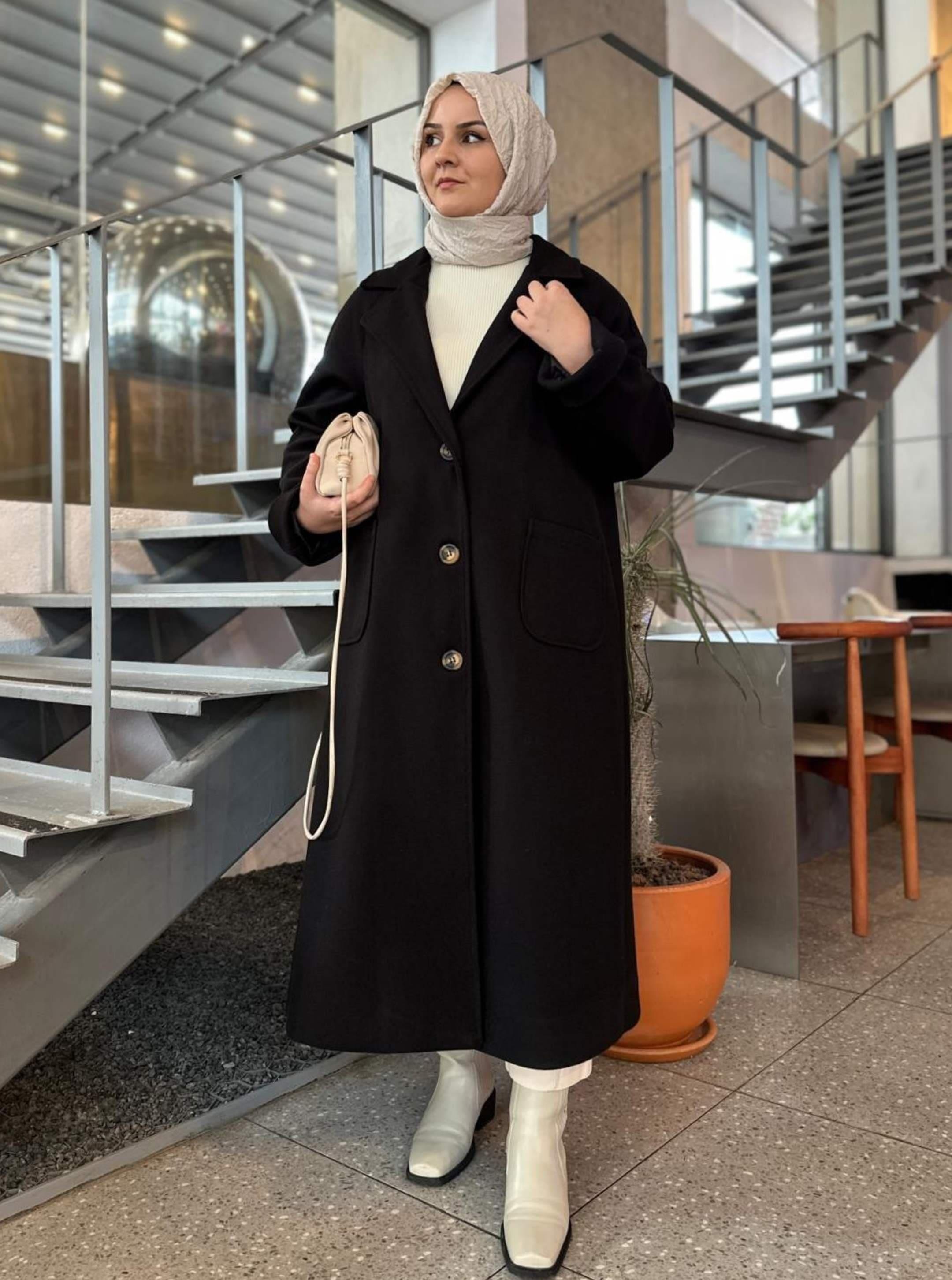 REGLAN KAŞE KABAN SİYAH
