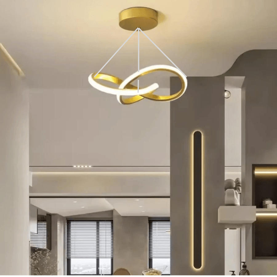 Aura Eskitme Ultra Power Beyaz Ledli Avize Sarkıt Tekli Avize