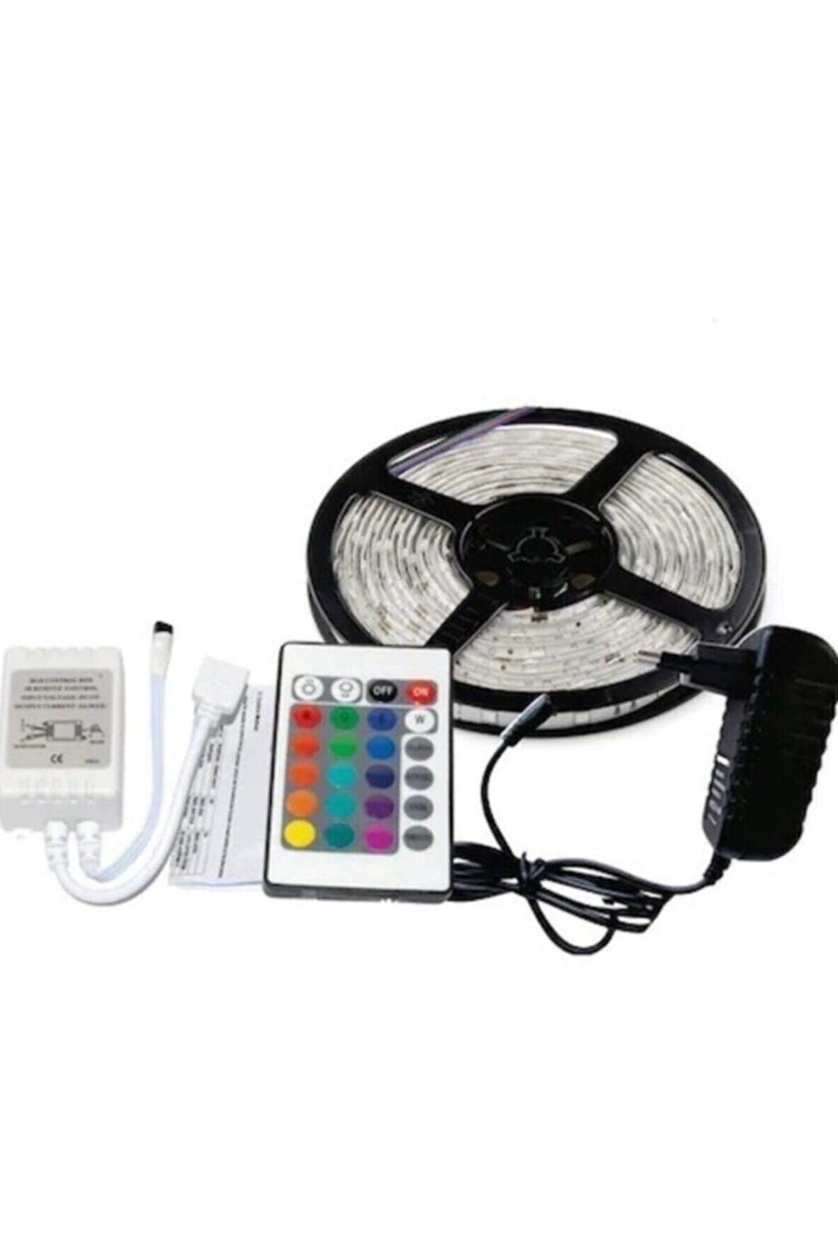 Animasyonlu Tak Çalıştır Kumandalı Rgb Şerit Işık Aydınlatma 5 Metre Set Ultra Pixel