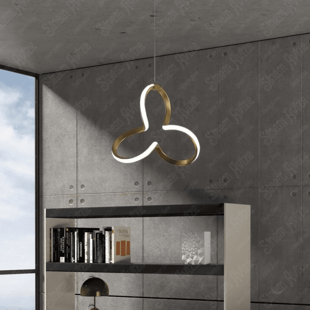Clover Eskitme Modern Ultra Beyaz Ledli Sarkıt Led Avize