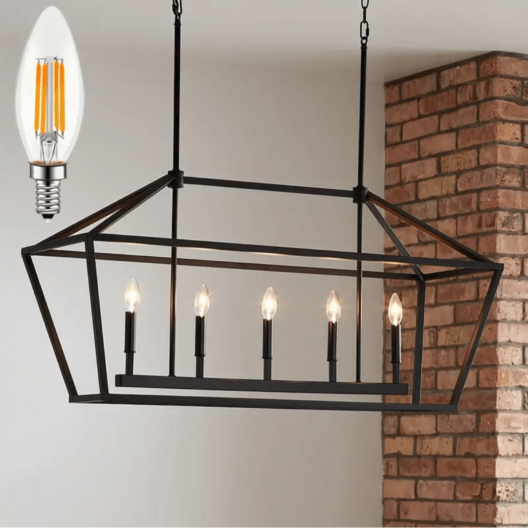 6W Flament Candle Led Ampul Beyaz Işık 6400K E14 Duylu