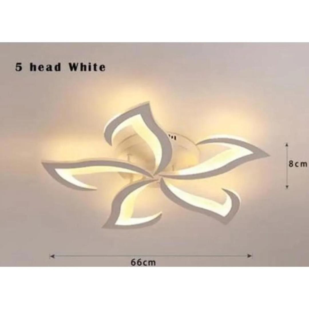 Lotus 5'li Beyaz Plafonyer Ultra Günışığı Ledli Avize