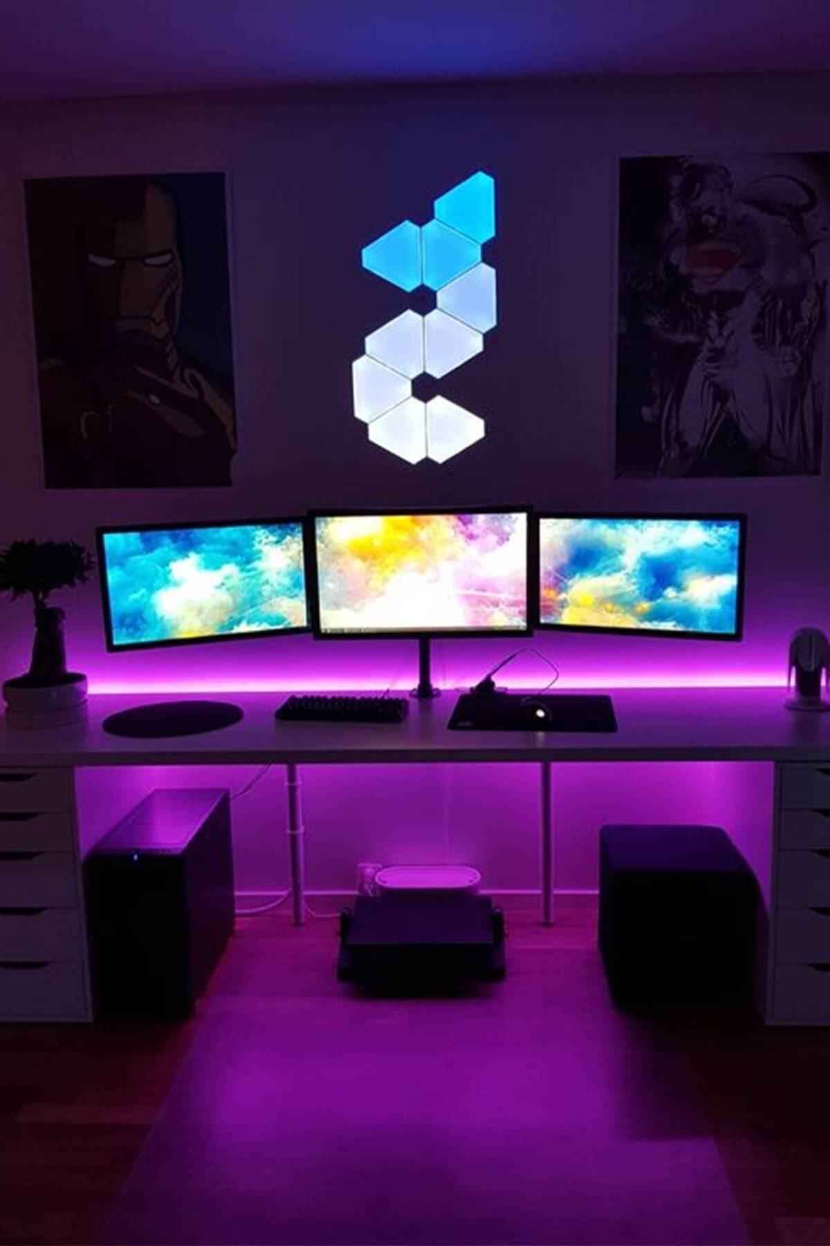 Animasyonlu Tak Çalıştır Kumandalı Rgb Şerit Işık Aydınlatma 5 Metre Set Ultra Pixel