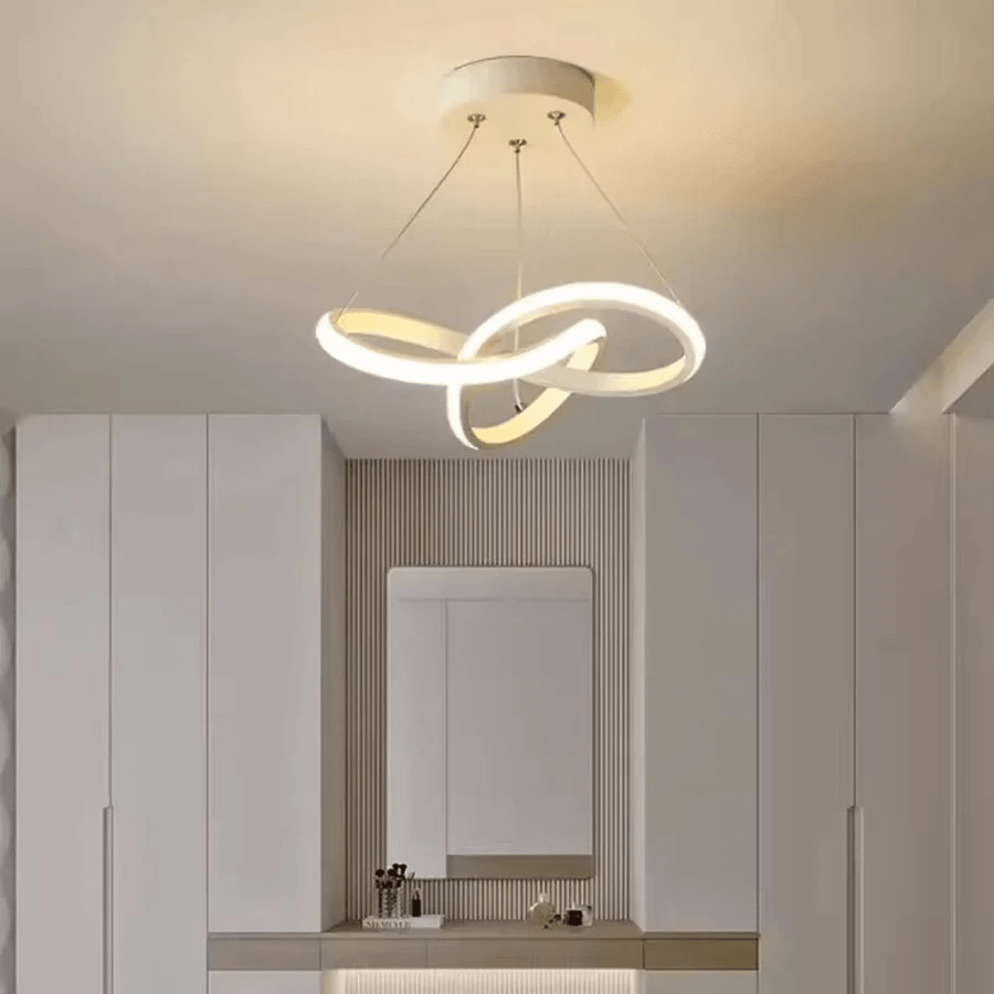 Aura Beyaz Ultra Power Beyaz Ledli Avize Sarkıt Tekli Avize