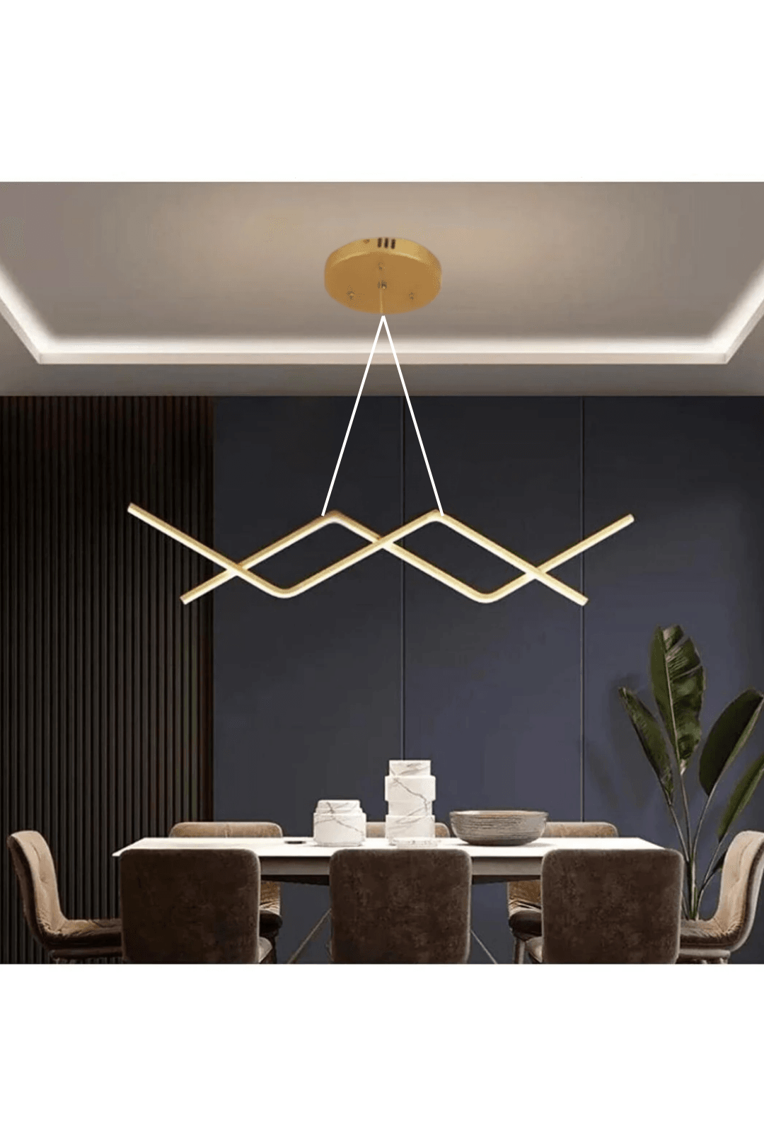 Raha Eskitme Modern Sarkıt Günışığı Ledli Avize